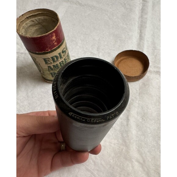 Edison Amberol Record 4 minute cylinder 10083 Just One Sweet Girl -Manuel Romain - Picture 9 of 12